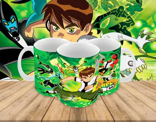 Caneca Polímero Ben 10 Personalizada