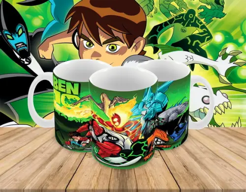Caneca Polímero Ben 10 Personalizada