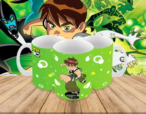 Caneca Polímero Ben 10 Personalizada