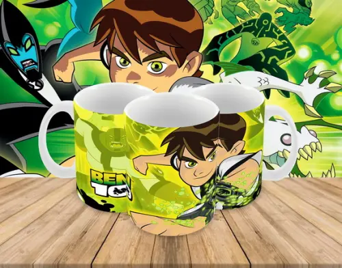 Caneca Polímero Ben 10 Personalizada