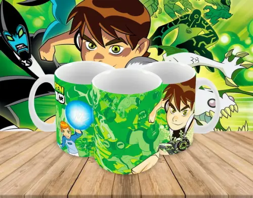 Caneca Polímero Ben 10 Personalizada