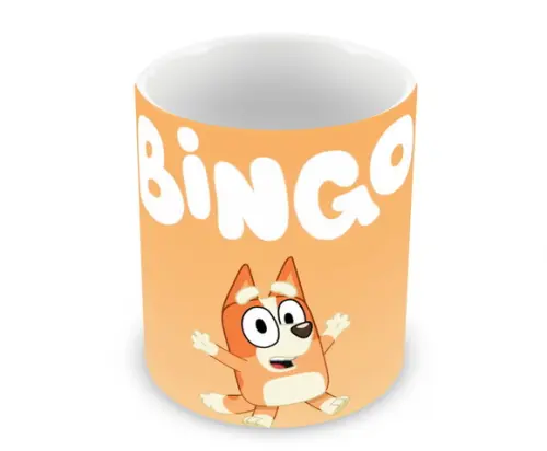 Caneca Polímero Bingo Bluey Personalizada