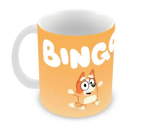 Caneca Polímero Bingo Bluey Personalizada