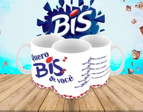 Caneca Polímero Bis Chocolate Personalizada