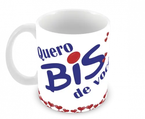 Caneca Polímero Bis Chocolate Personalizada