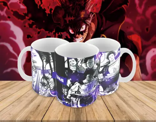 Caneca Polímero Black Clover Personalizada