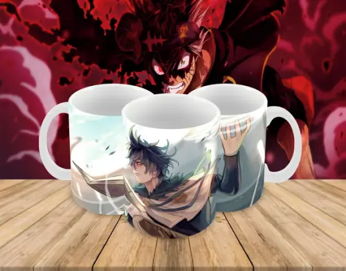 Caneca Polímero Black Clover Personalizada