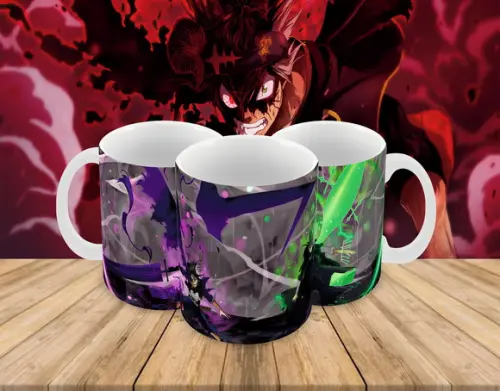 Caneca Polímero Black Clover Personalizada