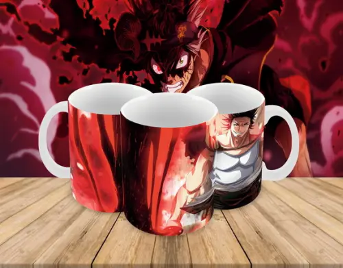 Caneca Polímero Black Clover Personalizada
