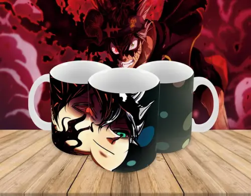 Caneca Polímero Black Clover Personalizada