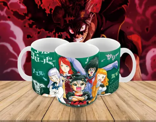 Caneca Polímero Black Clover Personalizada
