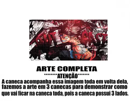 Caneca Polímero Black Clover Personalizada