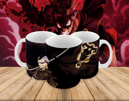 Caneca Polímero Black Clover Personalizada