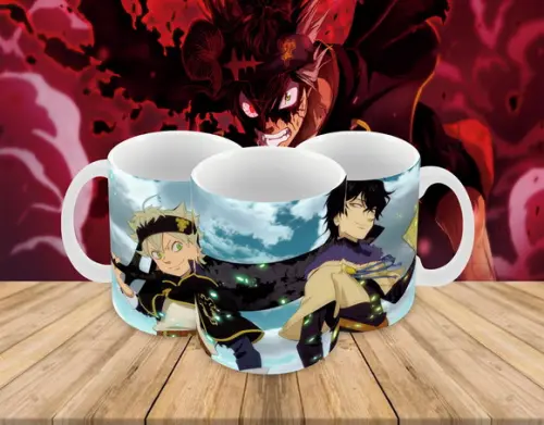 Caneca Polímero Black Clover Personalizada