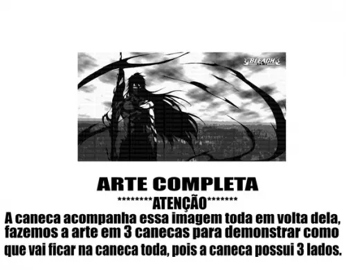 Caneca Polímero Bleach Personalizada