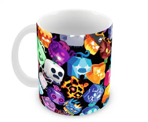 Caneca Polímero Blox Fruits Personalizada