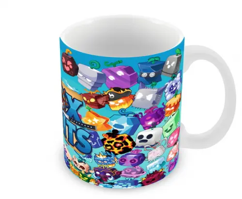 Caneca Polímero Blox Fruits Personalizada