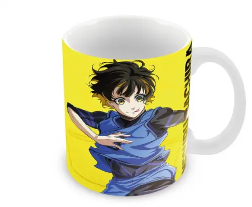Caneca Polímero Blue Lock Bachira Personalizada