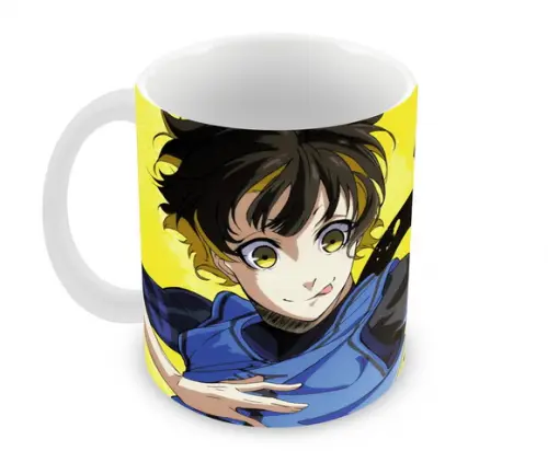 Caneca Polímero Blue Lock Bachira Personalizada