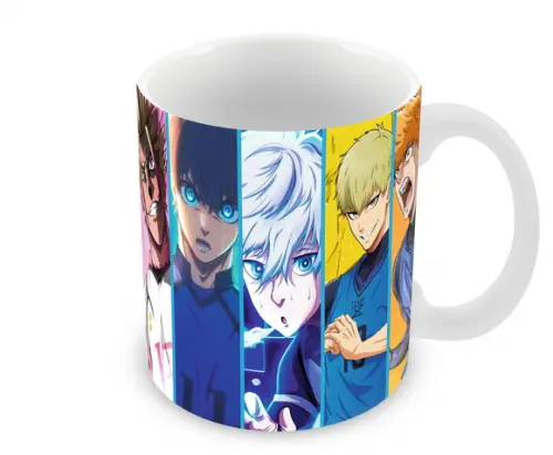 Caneca Polímero Blue Lock Yusei Shido Personalizada