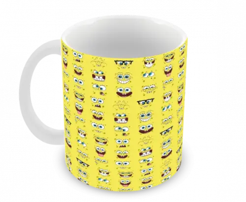 Caneca Polímero Bob Esponja Personalizada
