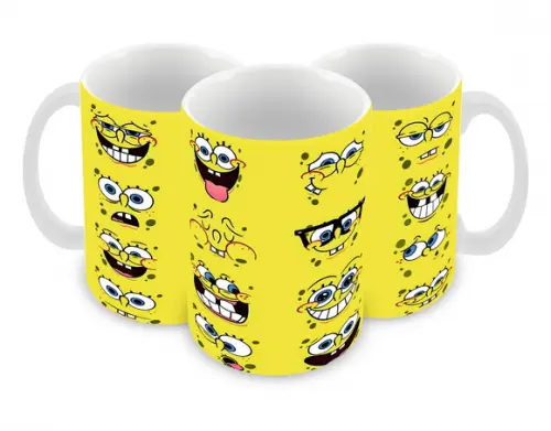 Caneca Polímero Bob Esponja Personalizada