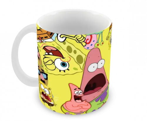 Caneca Polímero Bob Esponja Personalizada