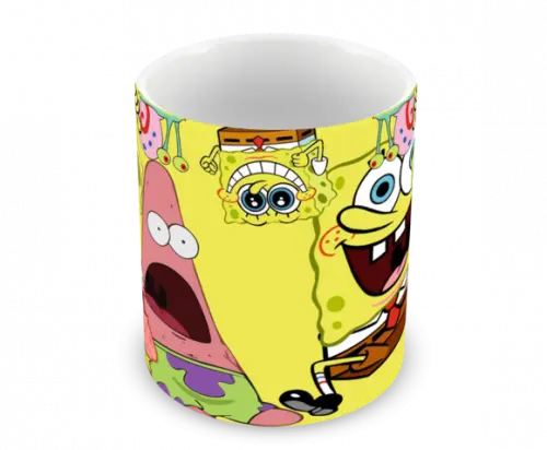 Caneca Polímero Bob Esponja Personalizada