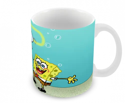 Caneca Polímero Bob Esponja Personalizada