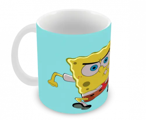 Caneca Polímero Bob Esponja Personalizada
