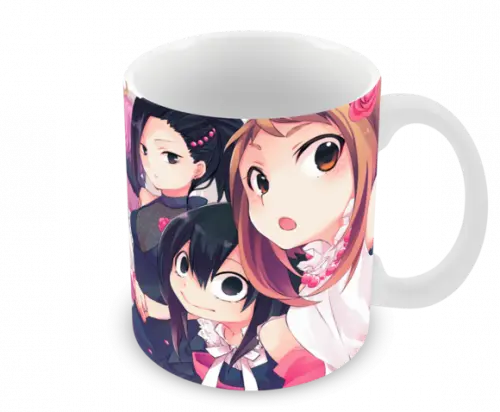 Caneca Polímero Boku no Hero Academia Meninas Personalizada