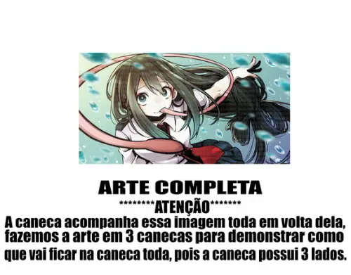 Caneca Polímero Boku no Hero Academia Personalizada