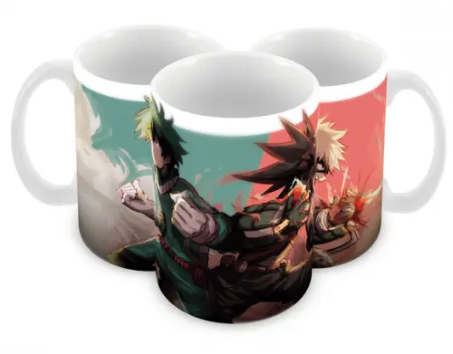 Caneca Polímero Boku no Hero Academia Personalizada