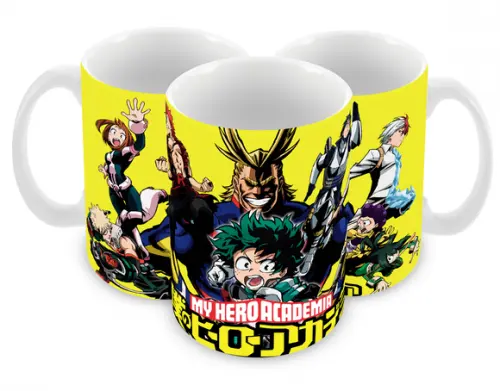 Caneca Polímero Boku no Hero Academia Personalizada