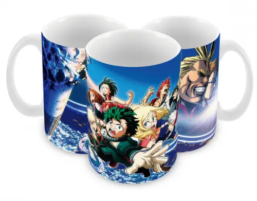 Caneca Polímero Boku no Hero Academia Personalizada