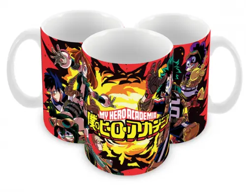 Caneca Polímero Boku no Hero Academia Personalizada