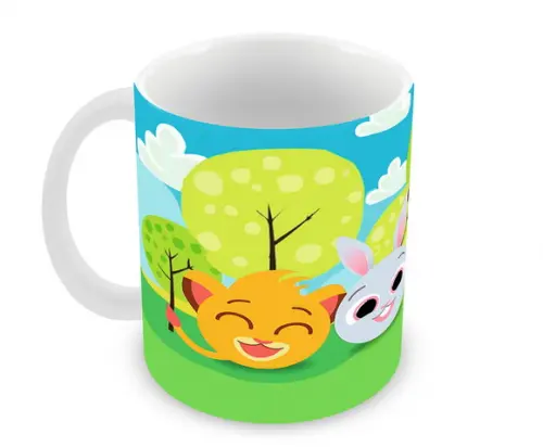 Caneca Polímero Bolofofos Personalizada