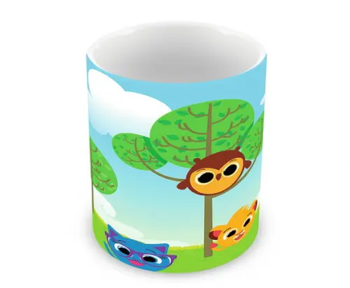 Caneca Polímero Bolofofos Personalizada