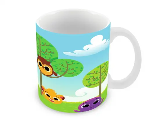 Caneca Polímero Bolofofos Personalizada