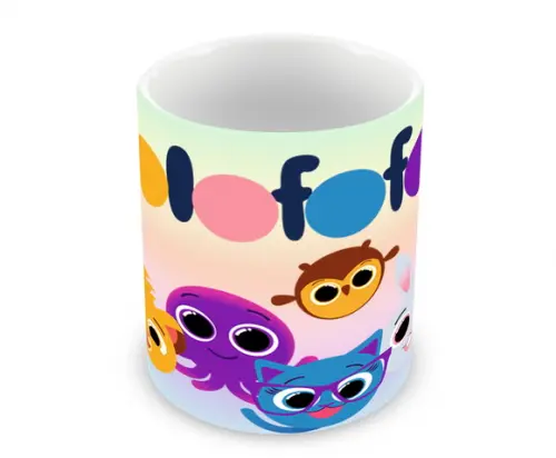 Caneca Polímero Bolofofos Personalizada