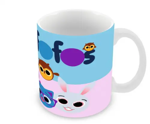 Caneca Polímero Bolofofos Personalizada