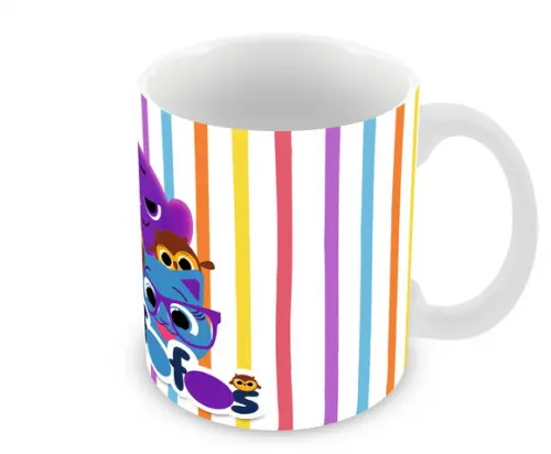 Caneca Polímero Bolofofos Personalizada