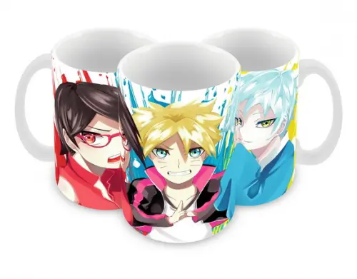 Caneca Polímero Boruto Personalizada