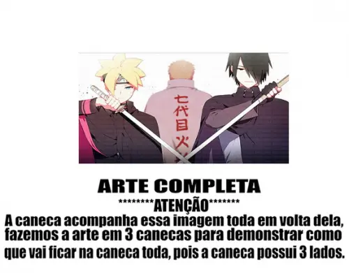 Caneca Polímero Boruto Personalizada