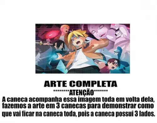 Caneca Polímero Boruto Personalizada
