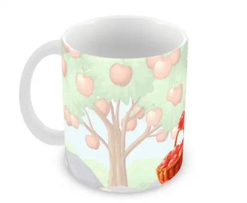 Caneca Polímero Branca de Neve Baby Personalizada