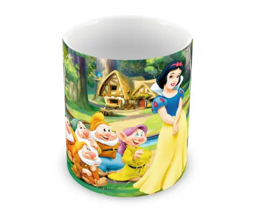 Caneca Polímero Branca de Neve Personalizada