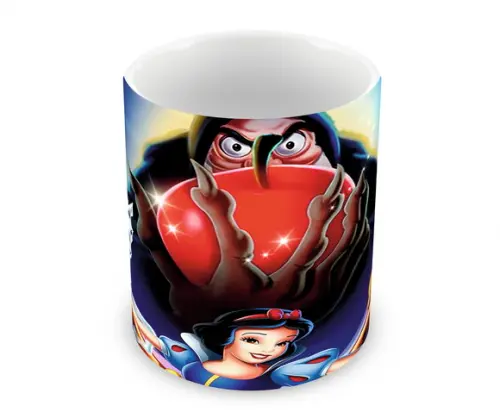Caneca Polímero Branca de Neve Personalizada