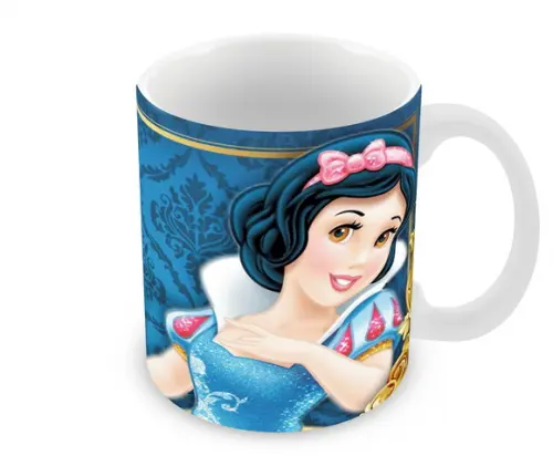Caneca Polímero Branca de Neve Personalizada