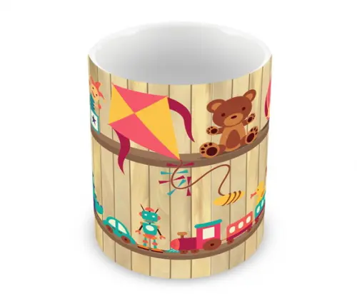 Caneca Polímero Brinquedos Personalizada